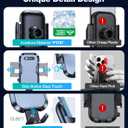 VICSEED Upgrade Ultra Stable Car Phone Holder MountDouble Lock Metal Clip Universal Air Vent Phone Mount,Mobile Cell Phone Holder for Your Car,for iPhone 17 Pro Max 16 and All Phone