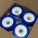 Boat Trailer Rollers PU Ribbed Wobble Roller 5in ODX3in W fit 7/8-9/8" Diameter Shaft with 8 Flat Washers and 4 Cotter Pins (XX-Large)