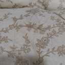 Laura Ashley - Flannel Sheets Queen Size, Anti-Pilling & Wrinkle Resistant Cotton, Touchably Soft for All-Season Comfort - Bed Sheets with Matching Pillowcases & Fitted Sheet (Victoria Beige)