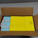 RACETOP 32 Pack Small Paper Gift Bags with Handles, 5.8"3.2"8.25" Kraft Paper Party Favor Bags Bulk for Kids Birthday, Baby Shower, Crafts, Wedding, Party Supplies (8 Colors)