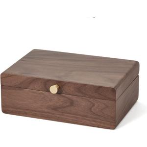 ULTRAWAVE Incense Holder for Sticks Jewelry Boxes Portable Vintage Jewelry Case for Women Wooden Jewelry Organizer Boxes Jewelry Storage Case for Necklaces Incense Burner(C)