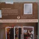 FENNIO Vanity Mirror with Lights 22 Inch- LED Lighted Makeup Mirror,Large Makeup Mirror with Lights,Touch Screen with 3-Color Lighting,Led Mirror Makeup,Dimmable(White)