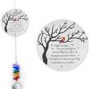 Memorial Suncatcher Ornament - A Limb has Fallen - Sympathy Gift for Loss of Loved One - Bereavement Keepsake - Hanging Crystal Decor - Loss of Mom Dad Friend - Mother's Day