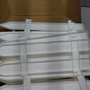 URATOT 30 Pieces Christmas Tree Thick White Plastic Picket Fence Christmas Tree Fence for Pets Kids Holiday Party Garden Home Fences Decoration, 12 Inches