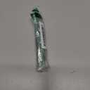 Brass Fountain Pen (85mm) Short Paragraph Pocket Mini Travel Pen Iridium Fine Nib Fountain Pen with 20 Pcs Black Ink Cartridges, Vertical Line