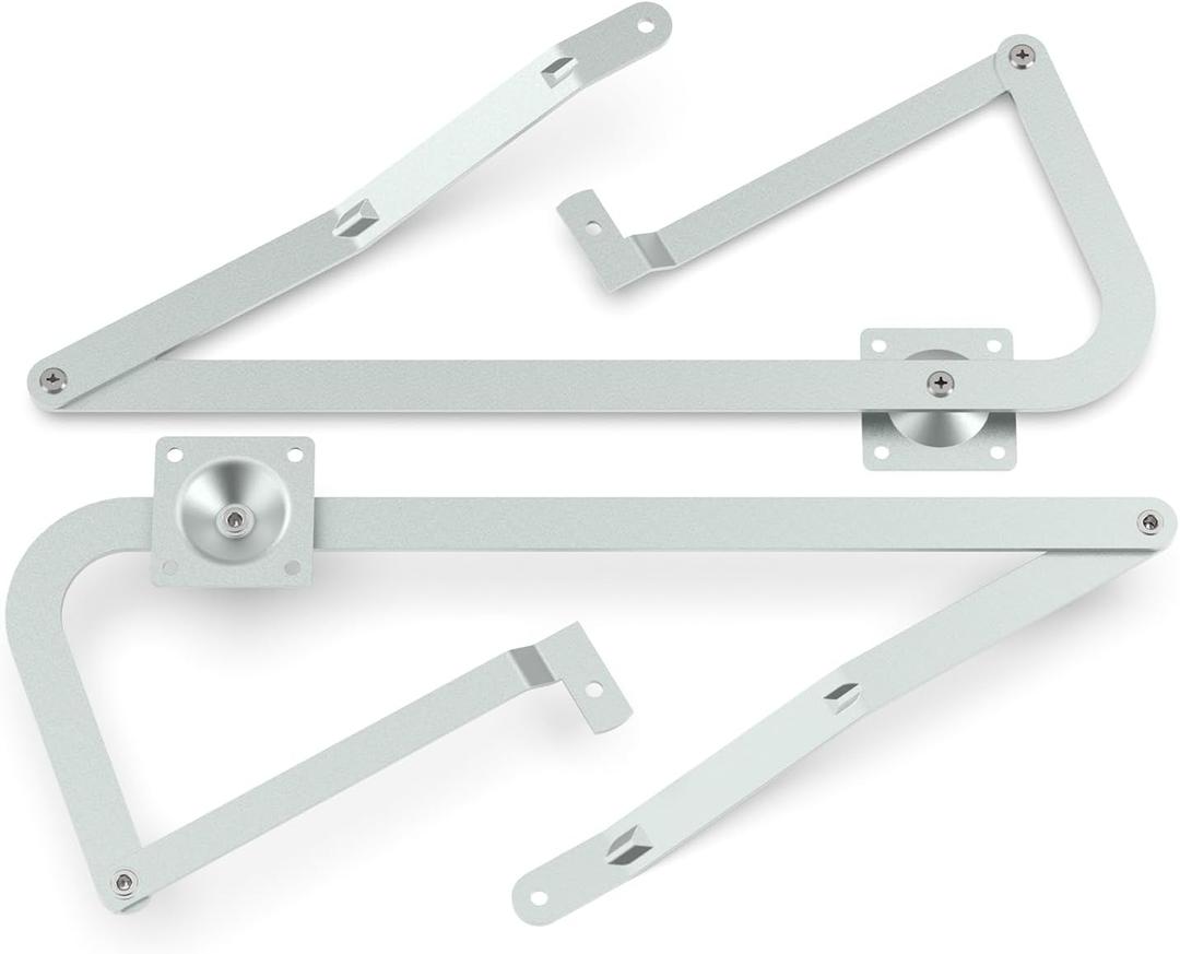 55-2 Attic Ladder Hinge Arms Replacement Kit, Attic Door Hinges Compatible with Werner Mk5, WU2210, W2208, W2210, Fits for Werner Attic Ladders Manufactured After 2010 (1 Pair)