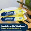 Cottonelle Summer Fresh Scented Flushable Wipes, 8 Flip-Top Packs, 42 Wet Wipes per Pack