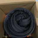 Giraffe Tools Garden Hose 25FT Lightweight Lay Flat Water Hose Kink Free Flexible Hose with 9 Spray Function Nozzle（Black）