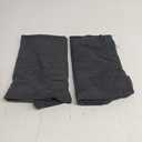 uxcell 2 Pcs Stretch Armrest Covers, Polyester Couch Armchair Cover Water Resistant Plaid Chair Arm Rest Slipcovers for Sofa Recliner, Dark Gray