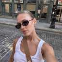 BOTEN Retro Oval Sunglasses for Women 90s Small Gold Frame Sun Glasses Lightweight Cute Chic Sunnies
