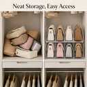 2 Pack Acrylic Purse Organizer for Closet