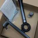 LISEN Cell Phone Stand Phone Holder for Desk Office Decor, Office Desk Accessories Gifts Women PC Gaming Essentials iPhone Stand Gadgets Men Fit OtterBox Case Switch iPad Air Tablet 4-10 In (BLACK)