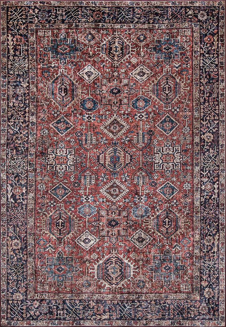 Momeni Karachi Area Rug, 2' X 3', Rust