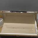 Floating Shelves for Wall Set of 3, 16" Light Brown Wood Wall Shelves for Home Decor, Frame Display Floating Shelf for Living Room, Bedroom, Bathroom, Kitchen