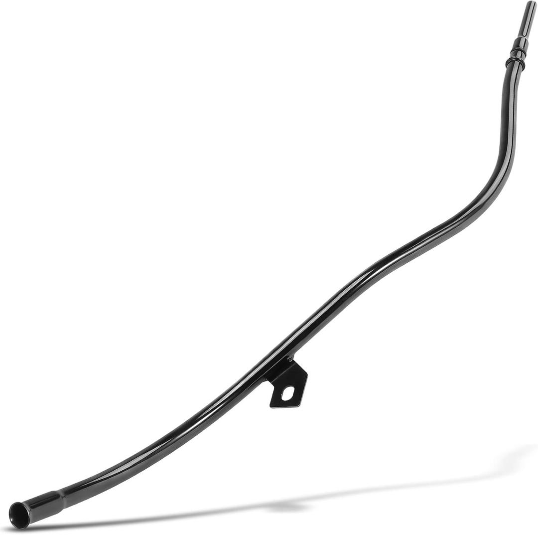A-Premium 5.4L V8 Engine Oil Dipstick Tube - Metal Compatible with Ford F150 1997-2003 (4WD), F-150 Heritage 2004, F250 1997-1999 (4WD), Expedition 1997-2002 (4WD) & Lincoln Navigator 1998-2002 (4WD)