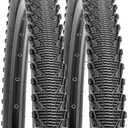 YUNSCM 26" Bike Tires 26x2.125 57-559 All Terrain Tires Fit for Gravel, Mountain, Road, Hybrid Bike 26x2.125 26x2.15 Bicycle Tires 2-PCS  (Black)