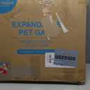 Carlson Pet Easy Fit Portable Pet Gate, Fits Openings 28-42" Wide, 23" Tall, Rubber Pads to Protect Walls, Durable Dog Gate for Doorways, Patented Pressure Mount Ensures Perfect Fit 28-42" Wide, Gray