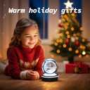 3D Moon Crystal Ball Night Light - Moon Lamp with 16 Colors, Christmas Gift for Adults & Kids | Moon Ball, Galaxy Decor, Bedroom Lamp for Birthdays & Holidays