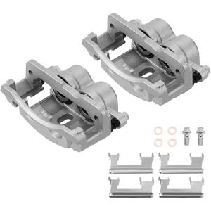 2 PCS Front Brake Caliper Assembly Replaces for 18B4729 18B4728, Compatible with GMC Yukon Safari Savana Sierra 1500 2500, Compatible with Chevrolet Silverado Avalanche Express 1500