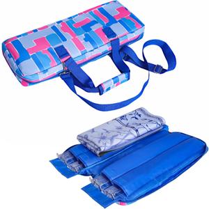 Jongyance Empty Mahjong Rack Bag(Blue) for Racks and Mats, Storage Bag Fits Most Types of Racks, Mahjong Accessory