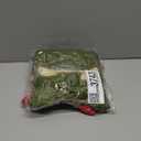 Syhood 2 Pieces Dog Jacket 2 Layers Fleece Lined Dog Jacket Warm Soft Windproof Small Pet Coat for Cold Winter Weather (S,Red,Green)