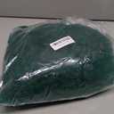 Green Afro Wig and Costume Halloween St. Patrick's Day Wig for black Women Glueless Wear and Go Short Afro Puff Kinky Curly Wigs and Heat Resistant Bouncy Wigs (Dark Green)