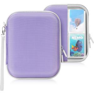 Card case for Player Cards with 120 Pockets, Card Holder with 15 Removable Sleeves, Suitable for any card carrying case of the same size (Purple)