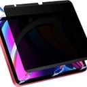 Magnetic Privacy Screen Protector for iPad 10th 2022 10.9" & iPad 11th A16 2025 11", Removable Anti Blue Light Glare Spy Private Filter, High Sensitive Bubble-Free Black Security Screen