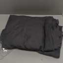 Charcoal Grey Curtains 63 Inch Length for Boys Bedroom 2 Panels Back Tab Pocket Lightweight Airy Light Filtering Semi Sheer Dark Gray Linen Curtains for Living Room Dining Bay Window Rustic 52x63 Long