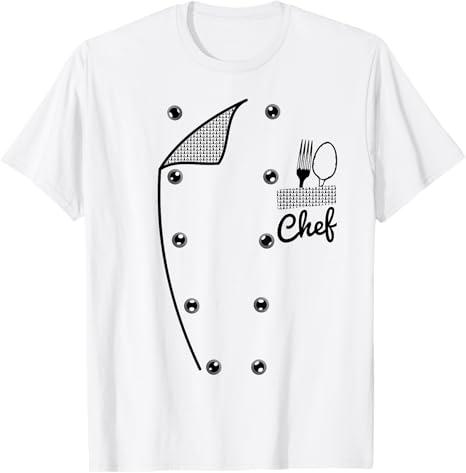Funny Chef Costume Jacket. Faux Cook's Uniform. Fun Gift T-Shirt Large