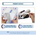 2 x 100pcs 5x10in Shrink Wrap For Sublimation Tumblers,Sublimation Shrink Wrap Sleeves,Heat Shrink Wrap,Tumbler Shrink Wrap Sublimation 20oz Skinny,Sublimation Sleeves For Tumblers,Sublimation Bags