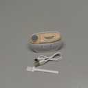 Electric 2-in-1 Nail Clipper & Polisher, 2-Speed Safe Fingernail Trimmer for All Ages, Rechargeable Automatic Nail Clipper with Light, Manicure Set for Baby Kids Seniors & Weak Hands, Skin