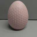 Pink egg decoration