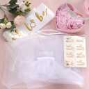 baotongle Bachelorette Party Decorations Bridal Shower Crown Bride to Be Sash Veil for Women Bachelorette Party Gifts Supplies Gifts Favors