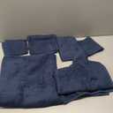 Premium Cotton 6 Pack Towel Set for Bathroom, Contains 2 Bath Towels 28x55 inch, 2 Hand Towels 16x24 inch & 2 Wash Coths 12x12 inch, Ideal Everyday use, Compact & Lightweight - Mineral Blue