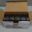 9 Pack Black Plastic Wide Mouth Mason Jar Lids, One-piece Lid without Silicone Ring, Fit Ball, Kerr and More, Canning Lids (Black)