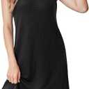 AI'MAGE Sleepwear for Women Waffle Knit Tank Nightgown Chemise Sleeveless Sleep Dress, XXL