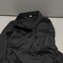 siliteelon Button Down Shirts for Women Slim fit Long Sleeve Stretch Dress Shirts Work Shirt Wrinkle Free Office Blouses, L, Black