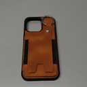 Case for iPhone 15 Pro Max Phone Case with Keychain Ring Credit Card Holder for Women, for iPhone 15 Pro Max Leather Case Wallet with Kickstand Card Slots Fashionable Case for Men- Khaki