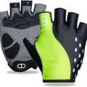 DA--Workout Gloves for Men and Women, Exercise Gloves for Weight Lifting, Cycling, Gym, Training, Breathable and Snug fit-Fluorescent Green (Orange, XL)