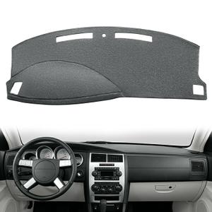 Dash Cover Mat Custom Fit for Dodge Charger Magnum Dashboard Cover Cap Pad Carpet J210 (Dark Gray)