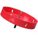 Hole Saw 7 1/2 Inch, 32 mm Cutting Depth HSS Bi-Metal Hole Saw for Cutting Wood, Plastic, Drywall, Plasterboard and Soft Metal Sheet, Red