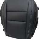 Driver Side Replacement Bottom Leather Seat Cover Black and Foam Cushion Compatible with Dodge Durango 2011 2012 2013 2014 2015 2016 2017 2018