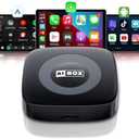 WhyBox Wireless Carplay Adapter with Net/Flix/YouTube Ai Box for iPhone & Android Auto Supports TF Card Plug & Play Car Play Video Entertainment Box Fits for OEM Wired CarPlay Cars