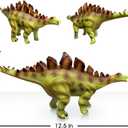 ArtCreativity Soft Stegosaurus Dinosaur Toy - Roaring Sounds, Large Soft Touch, Free Standing, Great for Kids' Imaginative Play