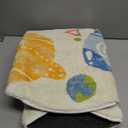 ABREEZE Large Round Kids Play Mat 5.3ft, Faux Wool Kids Play Area Rugs Nursery Door Mat Soft Plush Non-Slip Childrens Carpet for Bedroom Living Room PlayroomSpace (Multi Color)