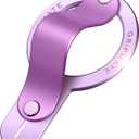 GripMate for Magsafe Phone Grip for iPhone - Magnetic Phone Ring Holder Detachable for iPhone 17 - Comfortable Finger Phone Loop Grip for Apple 16/15/14/13/12,Purple