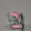 WORKPRO Pink Cordless Hot Melt Glue Gun, 7.2V Rechargeable Fast Preheating Glue Gun Kit with 20 Pc Premium Mini Glue Stick, Automatic-Power-Off Hot Glue Gun for Art, Craft, Decoration - Pink Ribbon