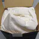 PlushDeluxe Premium Bamboo Mattress Protector  Queen Size, Waterproof, & Ultra Soft Breathable Noiseless Washable Bed Mattress Cover for Comfort & Protection - White