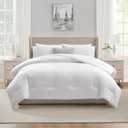 Nestl Full Size 3 Piece Solid Comforter Set – White
Nestl Down Alternative Comforter Set - Soft and Lightweight 100% Microfiber Bedding Set